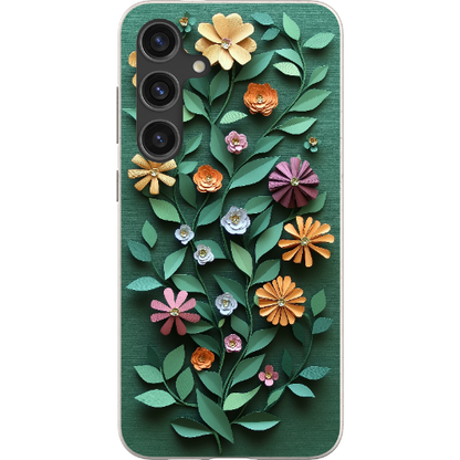 Paper Cut Colorful Floral Bio Case