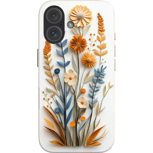 Paper Cut Boho Wildflowers Bio Case