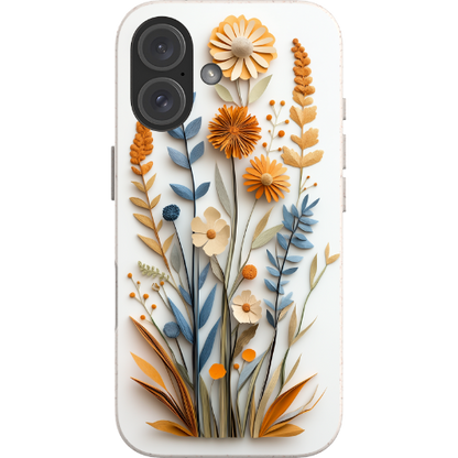 Paper Cut Boho Wildflowers Bio Case