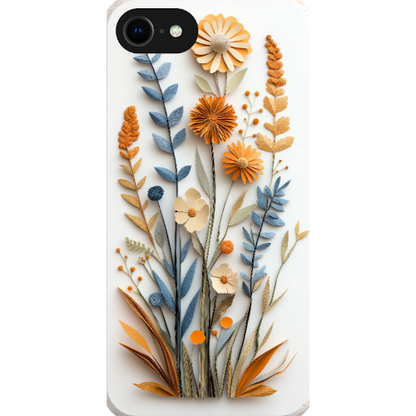 Paper Cut Boho Wildflowers Bio Case