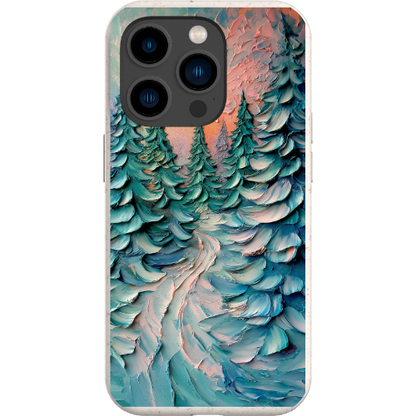 Impasto Winter Forest Bio Case