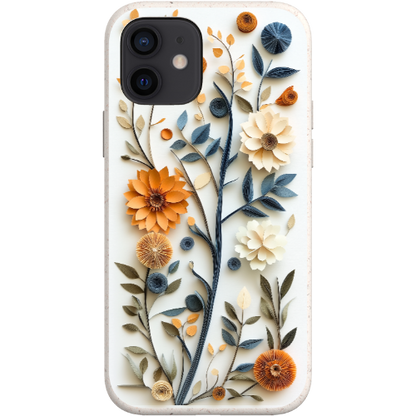 Paper Cut Boho Floral Bio Case