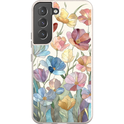 Stained Glass Flowers Bio Case