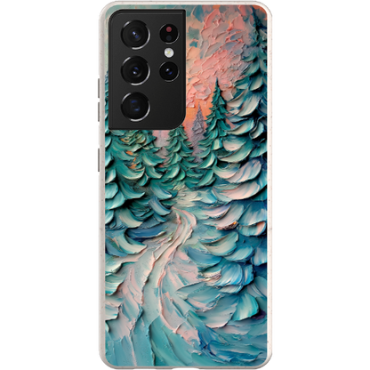 Impasto Winter Forest Bio Case