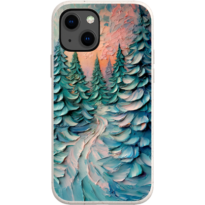 Impasto Winter Forest Bio Case