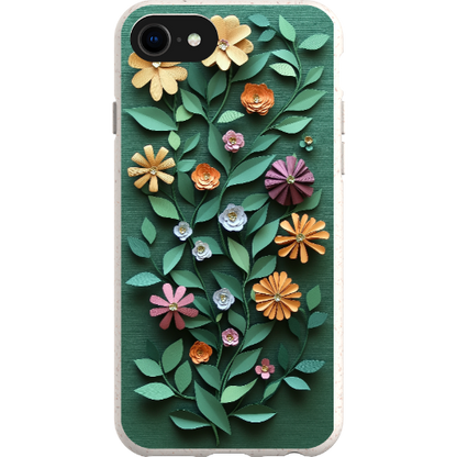 Paper Cut Colorful Floral Bio Case