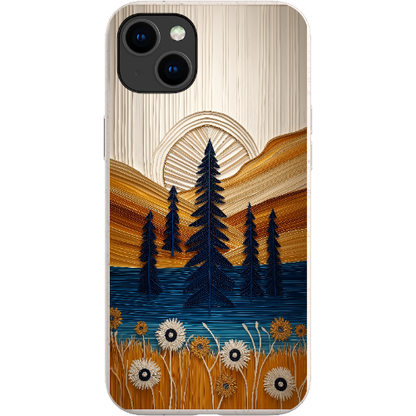 Folded Paper Mountain Bio Case