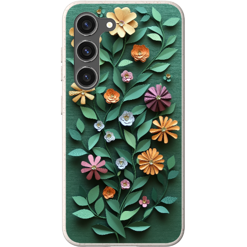 Paper Cut Colorful Floral Bio Case