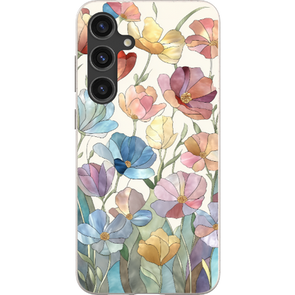 Stained Glass Flowers Bio Case