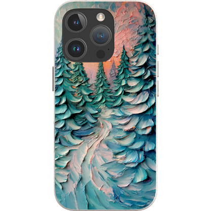 Impasto Winter Forest Bio Case