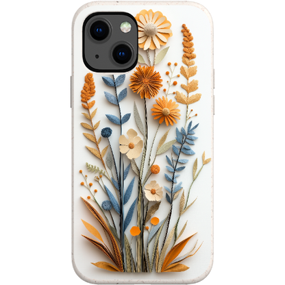 Paper Cut Boho Wildflowers Bio Case