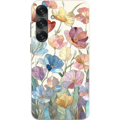 Stained Glass Flowers Bio Case