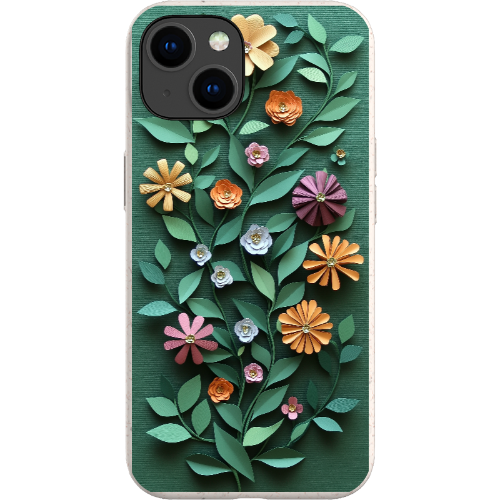 Paper Cut Colorful Floral Bio Case