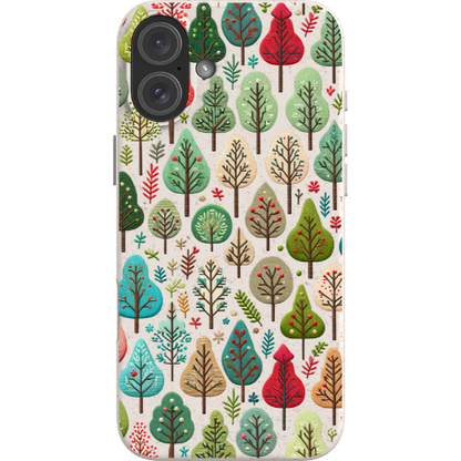 Small Festive Trees Bio Case