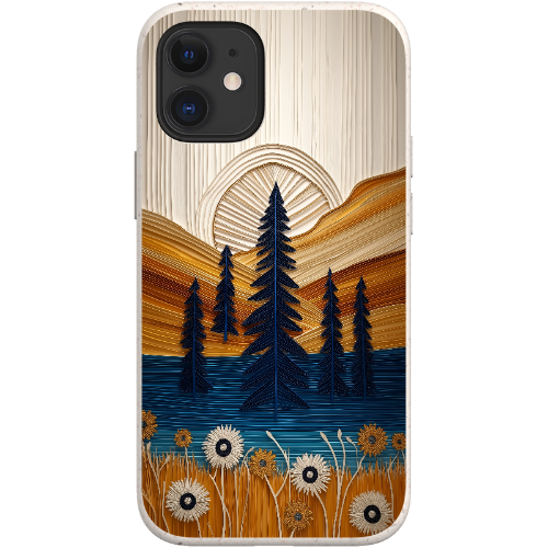 Folded Paper Mountain Bio Case