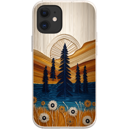 Folded Paper Mountain Bio Case