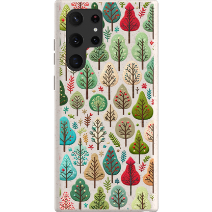 Small Festive Trees Bio Case
