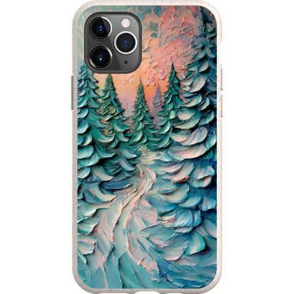 Impasto Winter Forest Bio Case