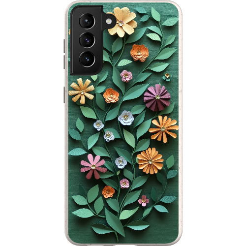 Paper Cut Colorful Floral Bio Case