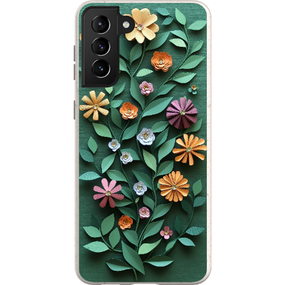 Paper Cut Colorful Floral Bio Case