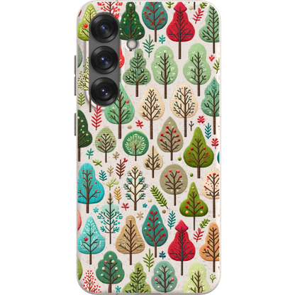 Small Festive Trees Bio Case