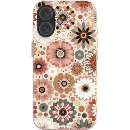 Geometric Flowers Bio Case