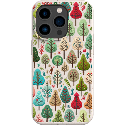 Small Festive Trees Bio Case