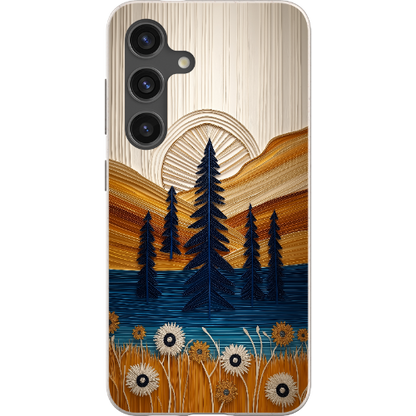 Folded Paper Mountain Bio Case
