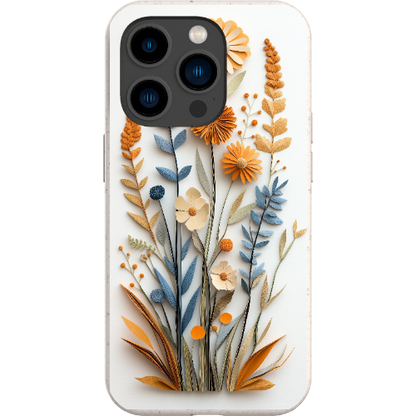 Paper Cut Boho Wildflowers Bio Case