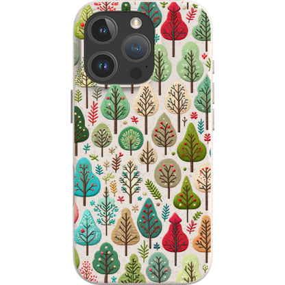 Small Festive Trees Bio Case