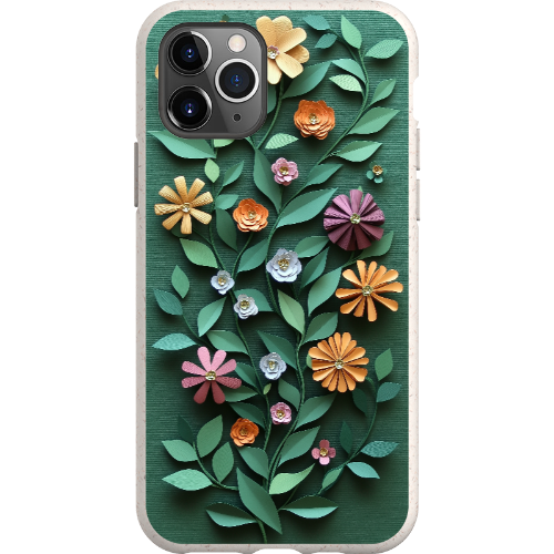 Paper Cut Colorful Floral Bio Case