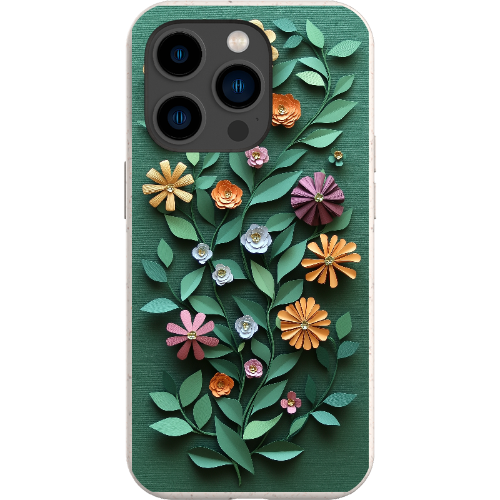 Paper Cut Colorful Floral Bio Case