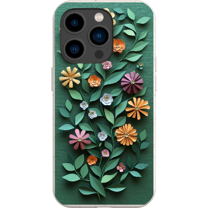 Paper Cut Colorful Floral Bio Case