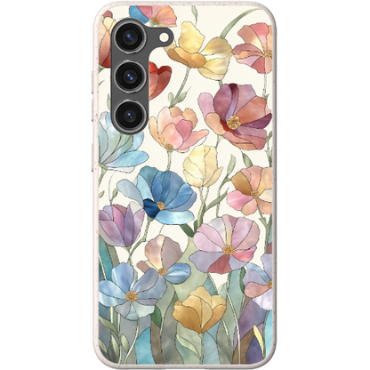 Stained Glass Flowers Bio Case