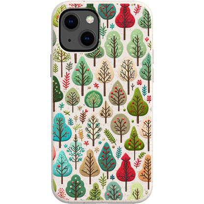 Small Festive Trees Bio Case