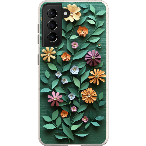 Paper Cut Colorful Floral Bio Case
