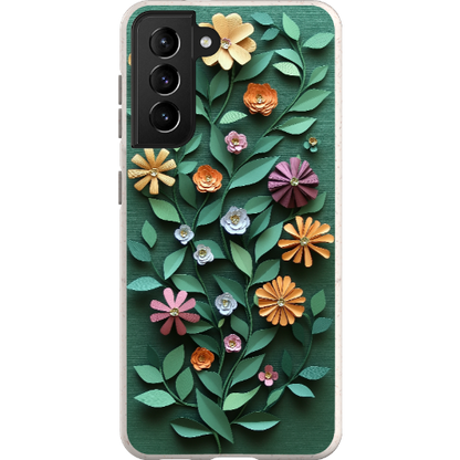 Paper Cut Colorful Floral Bio Case