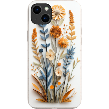 Paper Cut Boho Wildflowers Bio Case