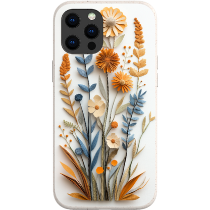 Paper Cut Boho Wildflowers Bio Case