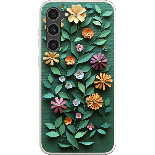 Paper Cut Colorful Floral Bio Case
