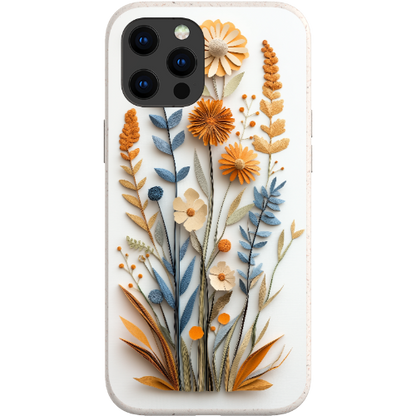 Paper Cut Boho Wildflowers Bio Case