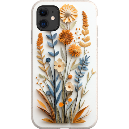 Paper Cut Boho Wildflowers Bio Case