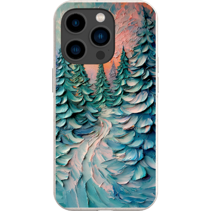 Impasto Winter Forest Bio Case