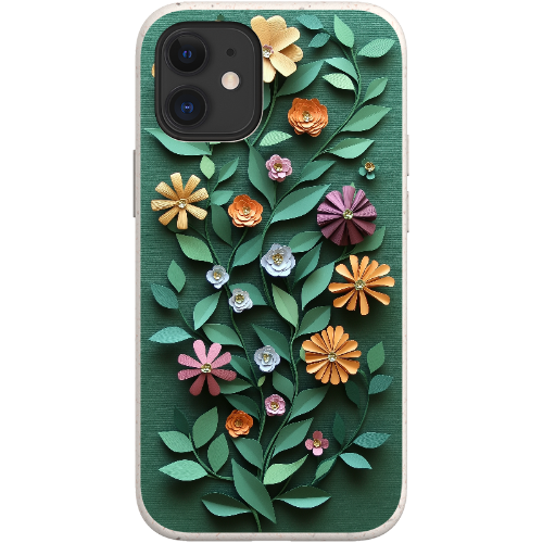 Paper Cut Colorful Floral Bio Case