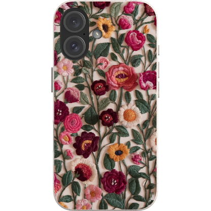 Floral Embroidered Look Bio Case