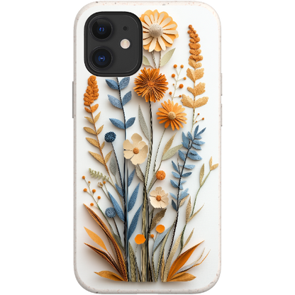 Paper Cut Boho Wildflowers Bio Case