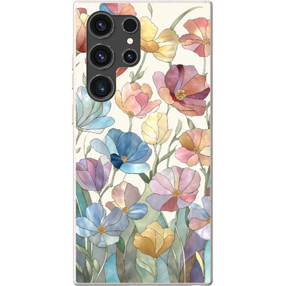 Stained Glass Flowers Bio Case
