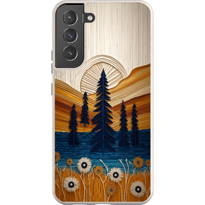 Folded Paper Mountain Bio Case