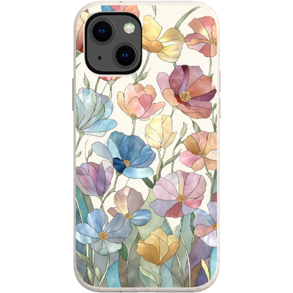 Stained Glass Flowers Bio Case