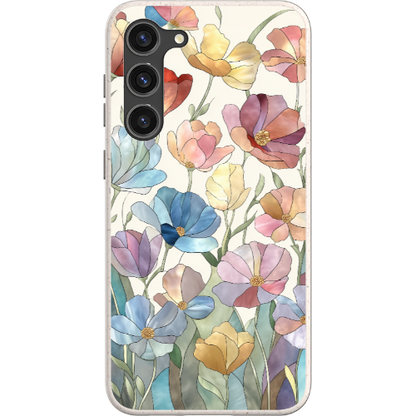 Stained Glass Flowers Bio Case